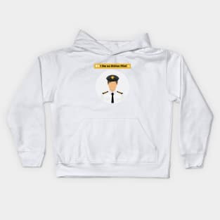 I Am an Airline Pilot Kids Hoodie